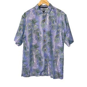 Tommy Bahama camp shirt silk blend sz M